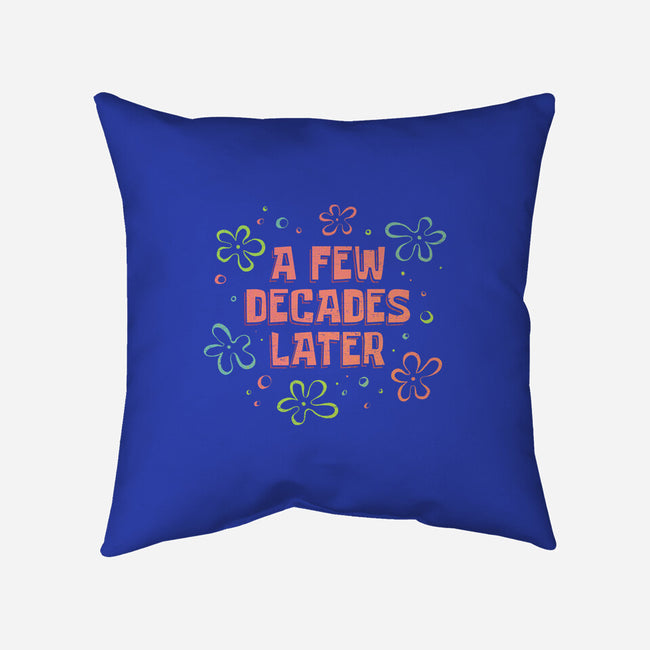 A Few Decades Later-None-Removable Cover w Insert-Throw Pillow-kg07
