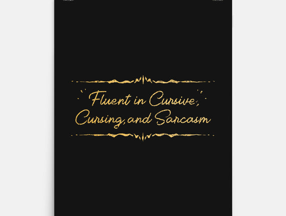 Fluent In Cursive
