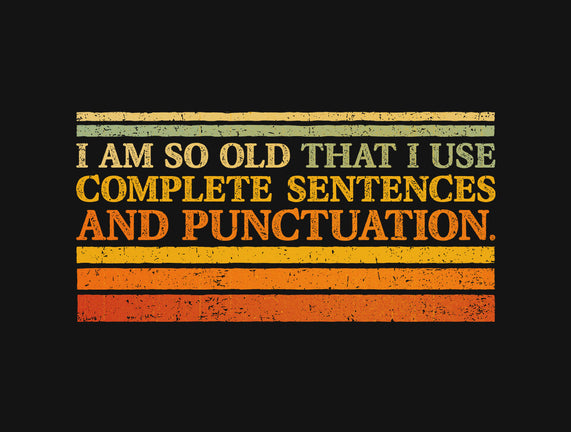 Complete Sentences And Punctuation