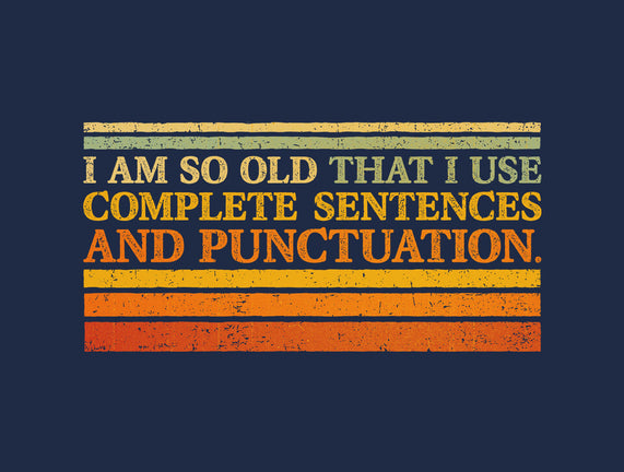 Complete Sentences And Punctuation