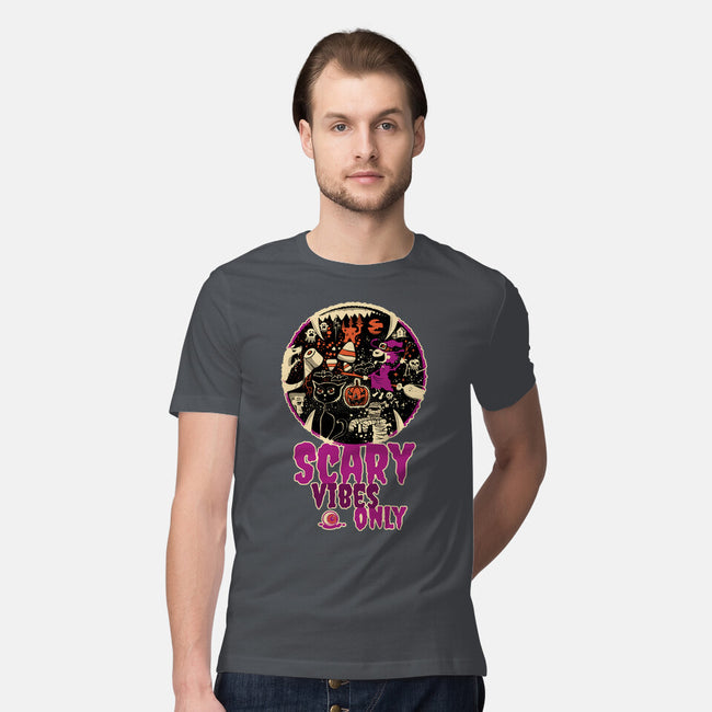 Scary Vibes Only Please-Mens-Premium-Tee-imisko