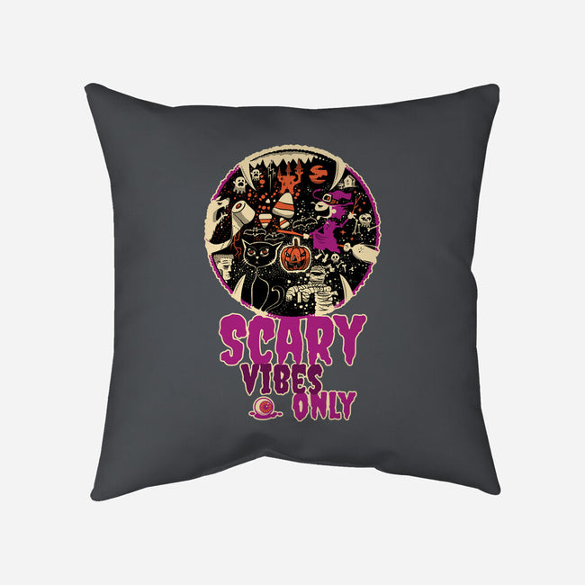 Scary Vibes Only Please-None-Removable Cover w Insert-Throw Pillow-imisko