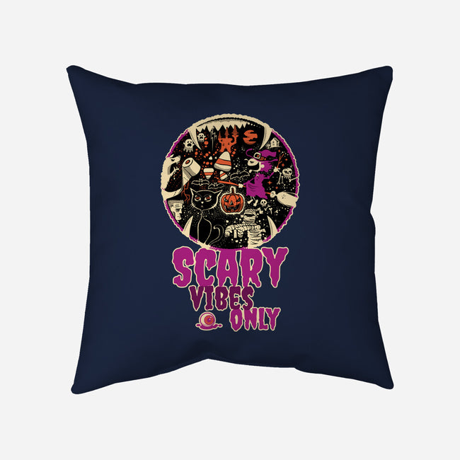 Scary Vibes Only Please-None-Removable Cover w Insert-Throw Pillow-imisko