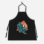 The Glowing Tiger-Unisex-Kitchen-Apron-glitchygorilla
