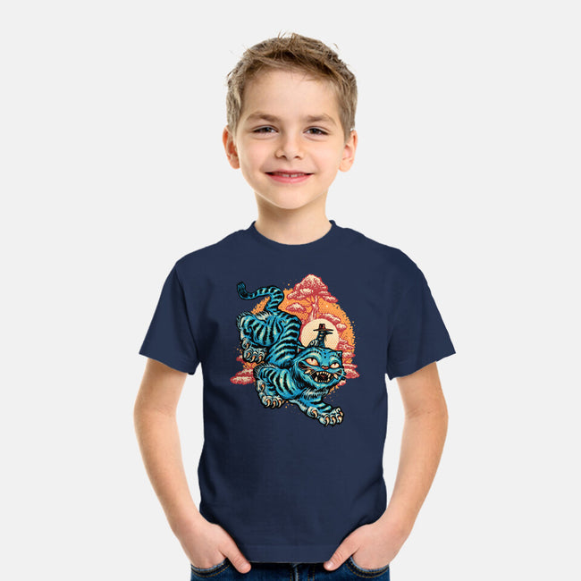 The Glowing Tiger-Youth-Basic-Tee-glitchygorilla