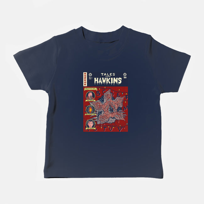 Tales From Hawkins 1-Baby-Basic-Tee-Green Devil