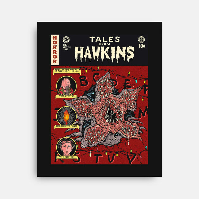 Tales From Hawkins 1-None-Stretched-Canvas-Green Devil