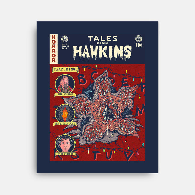 Tales From Hawkins 1-None-Stretched-Canvas-Green Devil