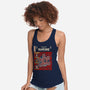 Tales From Hawkins 1-Womens-Racerback-Tank-Green Devil