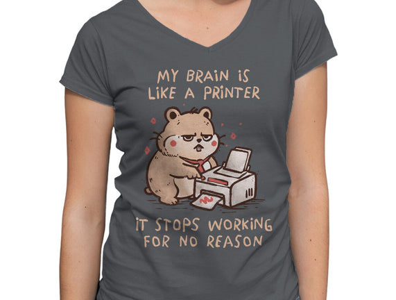 My Brain Is Like A Printer