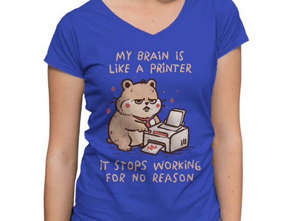 My Brain Is Like A Printer