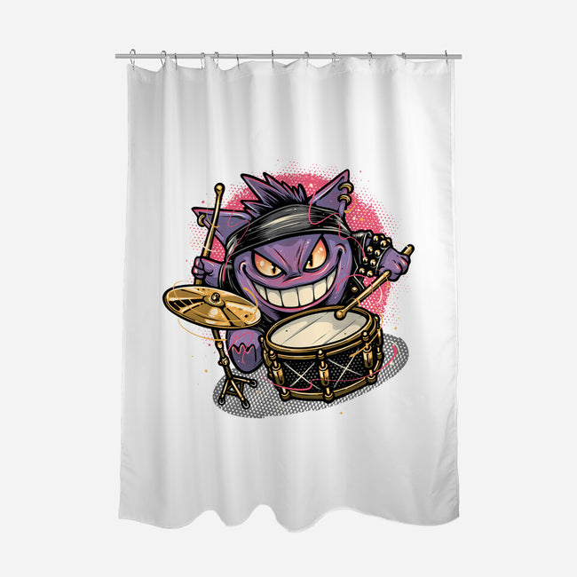 Shadow Rocker-None-Polyester-Shower Curtain-glitchygorilla
