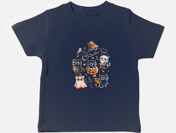 Spooky Kitten Family