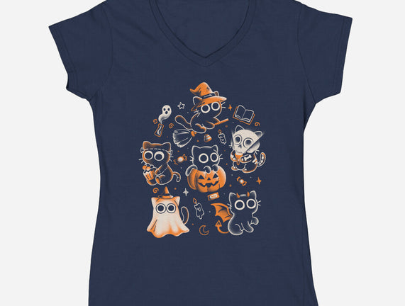 Spooky Kitten Family