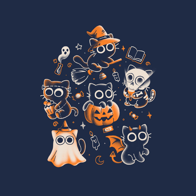Spooky Kitten Family-Baby-Basic-Tee-eduely