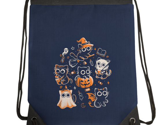 Spooky Kitten Family