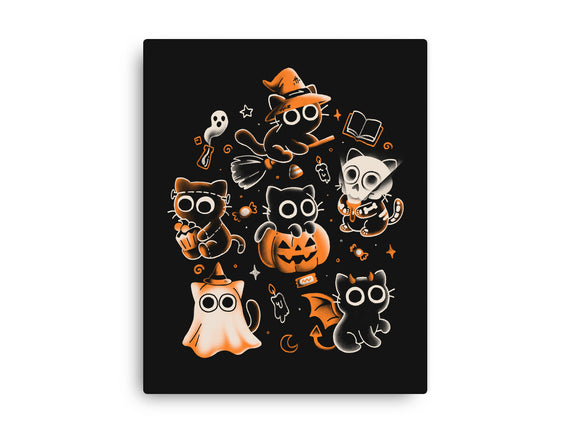 Spooky Kitten Family