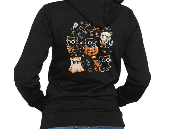 Spooky Kitten Family