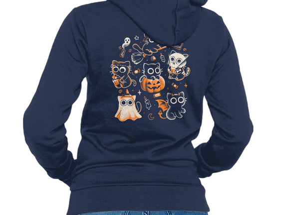 Spooky Kitten Family