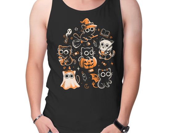 Spooky Kitten Family
