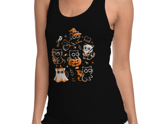 Spooky Kitten Family