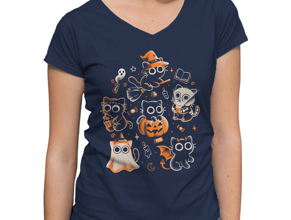 Spooky Kitten Family