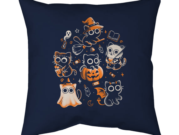 Spooky Kitten Family