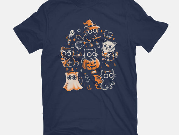 Spooky Kitten Family