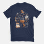 Spooky Kitten Family-Womens-Basic-Tee-eduely