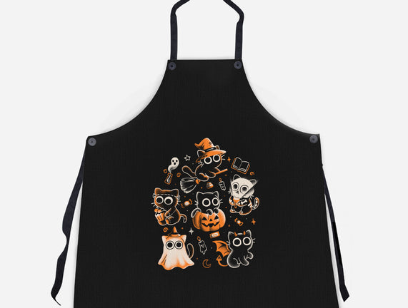 Spooky Kitten Family