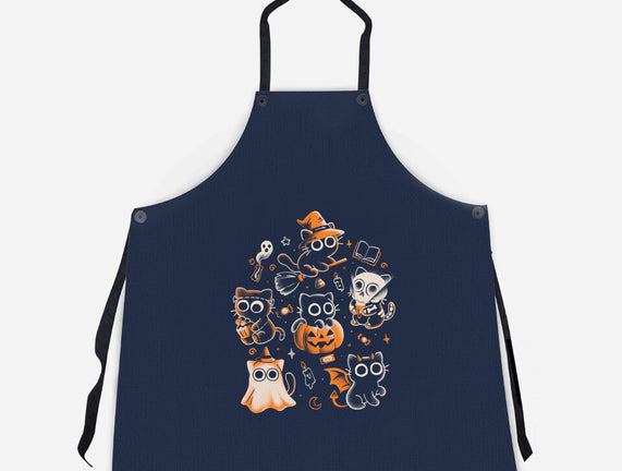 Spooky Kitten Family