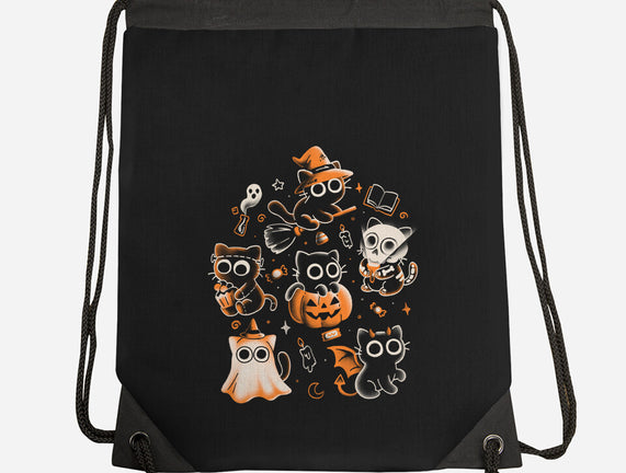 Spooky Kitten Family