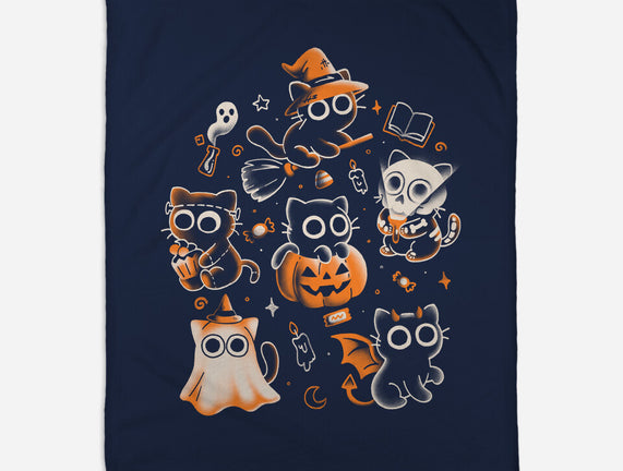 Spooky Kitten Family