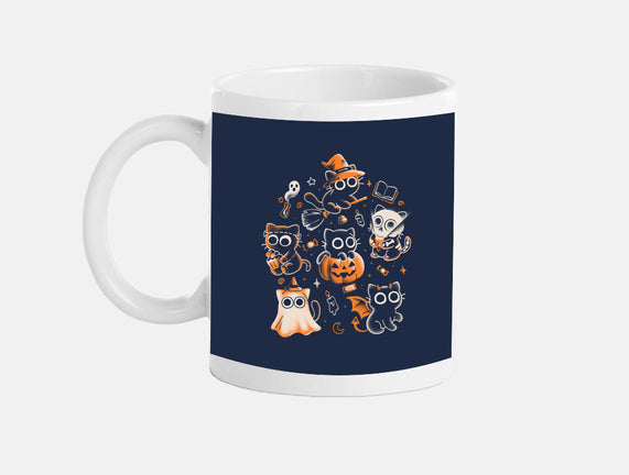 Spooky Kitten Family