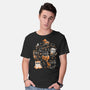Spooky Kitten Family-Mens-Basic-Tee-eduely