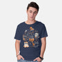Spooky Kitten Family-Mens-Basic-Tee-eduely