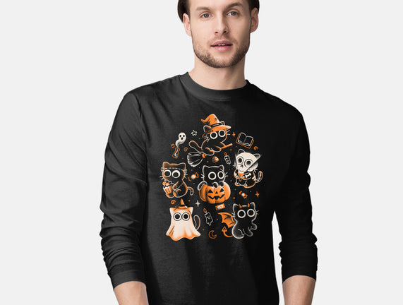 Spooky Kitten Family