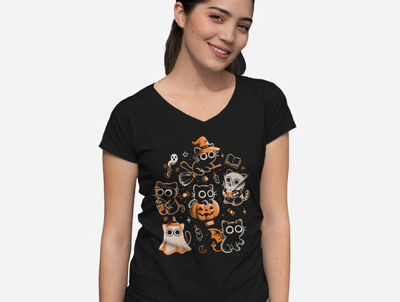 Spooky Kitten Family