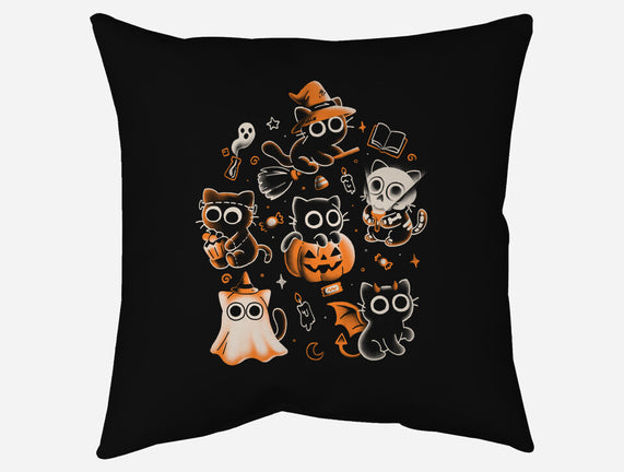 Spooky Kitten Family
