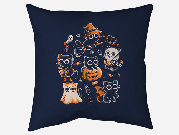 Spooky Kitten Family