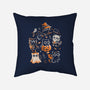 Spooky Kitten Family-None-Removable Cover w Insert-Throw Pillow-eduely