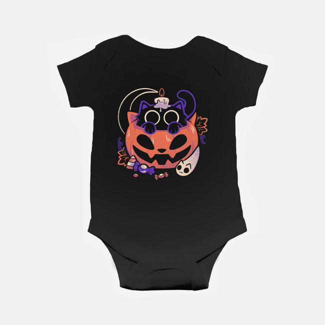 Trick Or Meow-Baby-Basic-Onesie-eduely