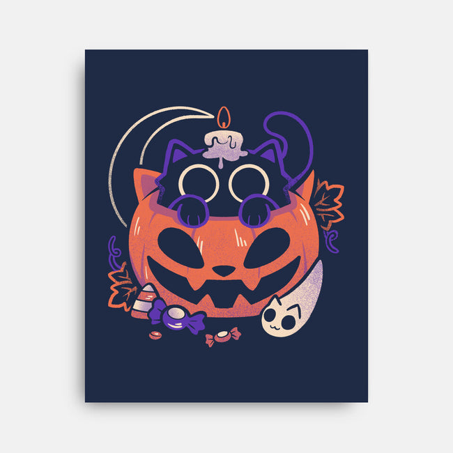 Trick Or Meow-None-Stretched-Canvas-eduely