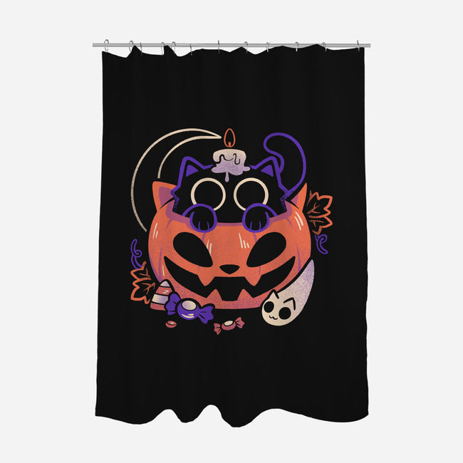 Trick Or Meow-None-Polyester-Shower Curtain-eduely
