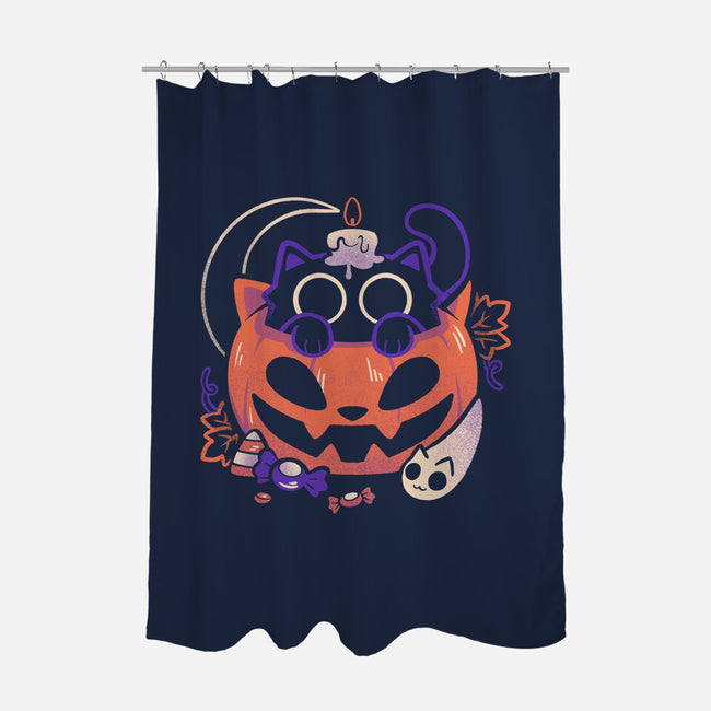 Trick Or Meow-None-Polyester-Shower Curtain-eduely