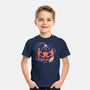 Trick Or Meow-Youth-Basic-Tee-eduely