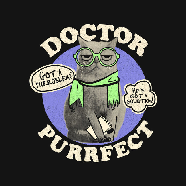 Doctor Purrfect-None-Stretched-Canvas-Estudio Horta