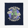 Doctor Purrfect-None-Fleece-Blanket-Estudio Horta