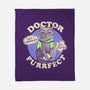 Doctor Purrfect-None-Fleece-Blanket-Estudio Horta