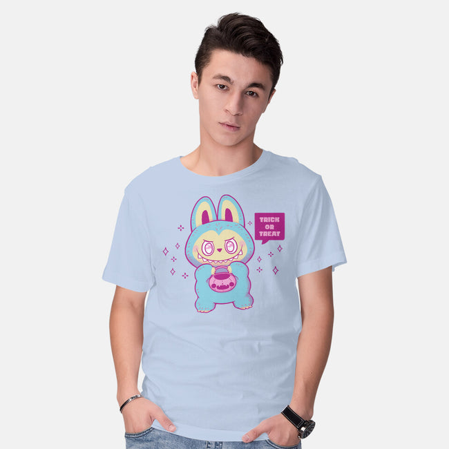 Halloween Labubu Trick Or Treat-Mens-Basic-Tee-xMorfina